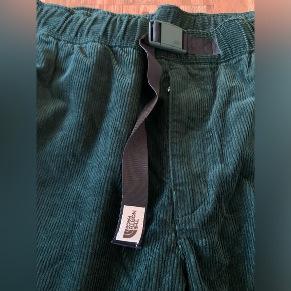 The North Face Buckle Belted Corduroy Pants Green XXL - Picture 5 of 7